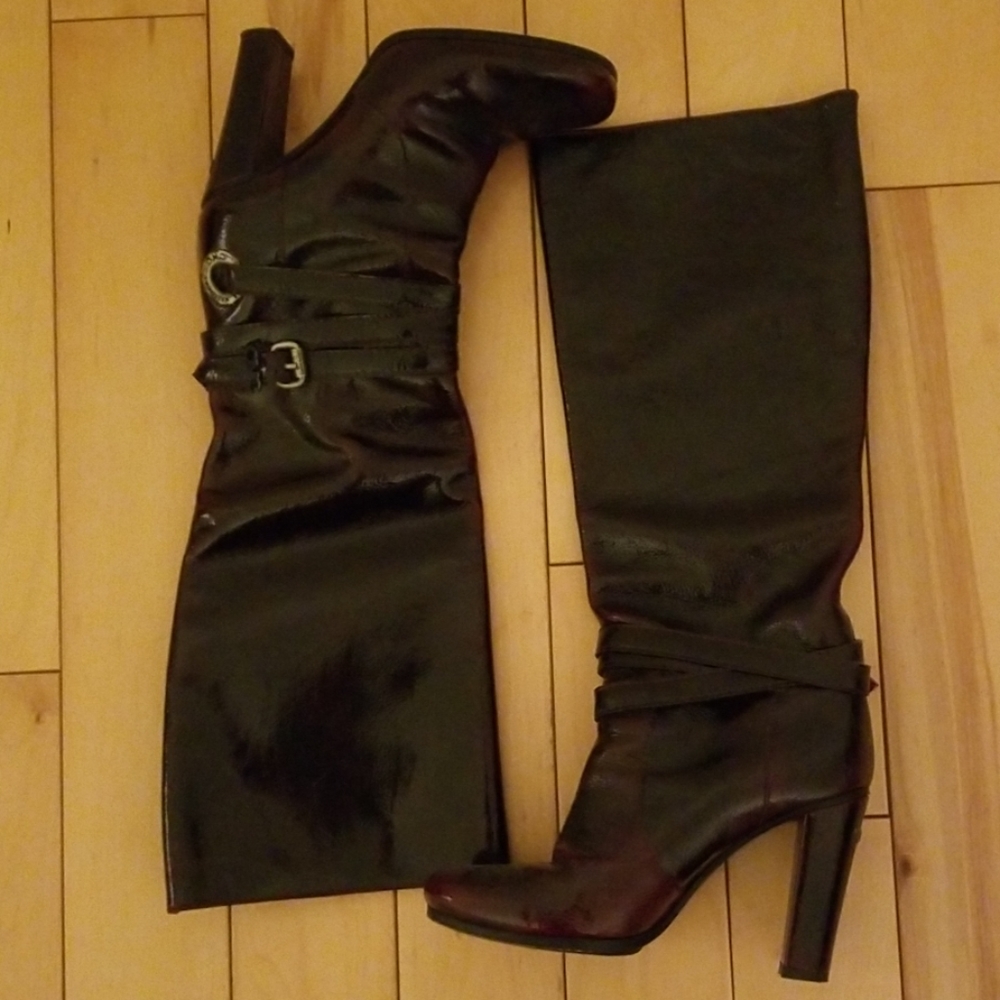 CNC Costume National knee high boots